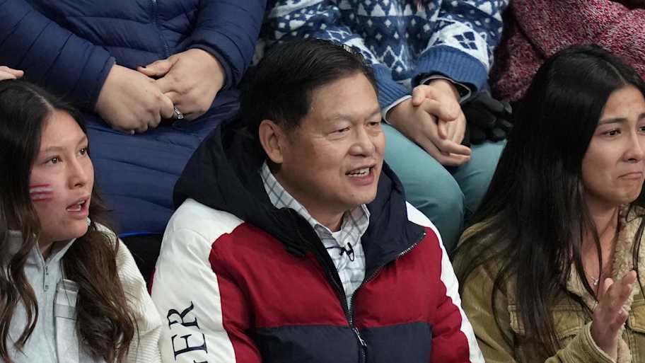 father of Alysa Liu (24) | James Lang-Imagn Images