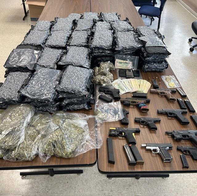 Mobile police make multiple arrests in drug bust