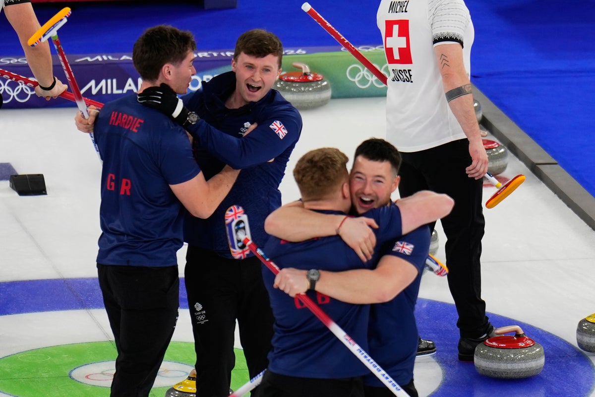 Team GB seal men’s curling gold medal match after women’s heartbreak