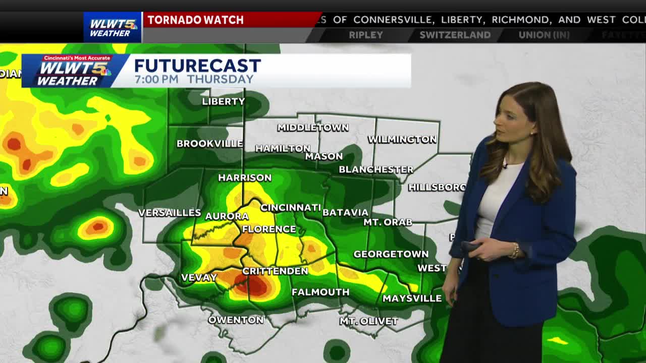 Tornado watch issued for parts of SE Indiana ahead of storms