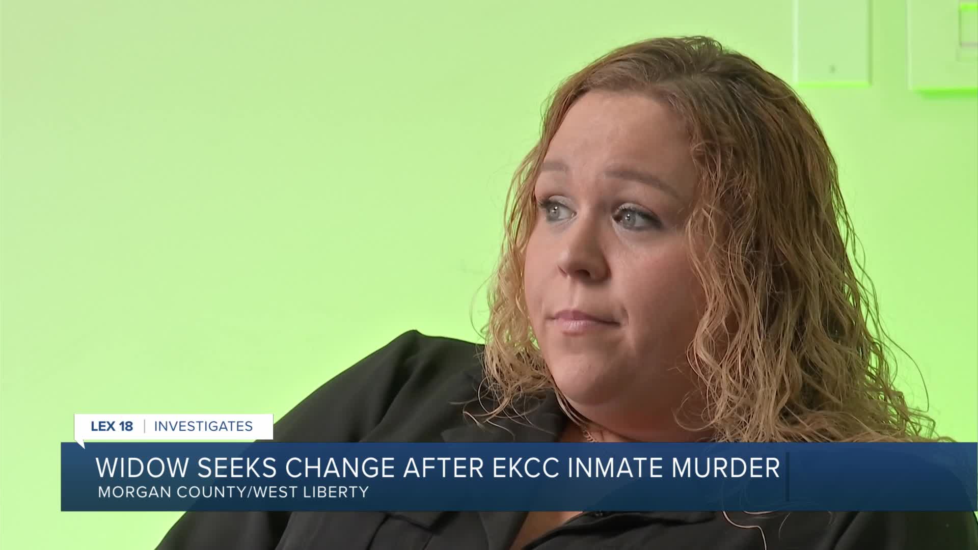Widow seeks change after EKCC inmate murder