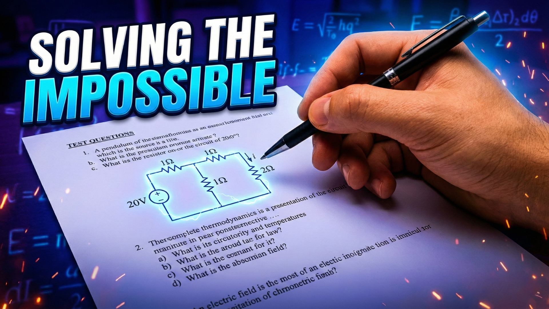 GRE physics practice 4: Solving resistor current problems easily