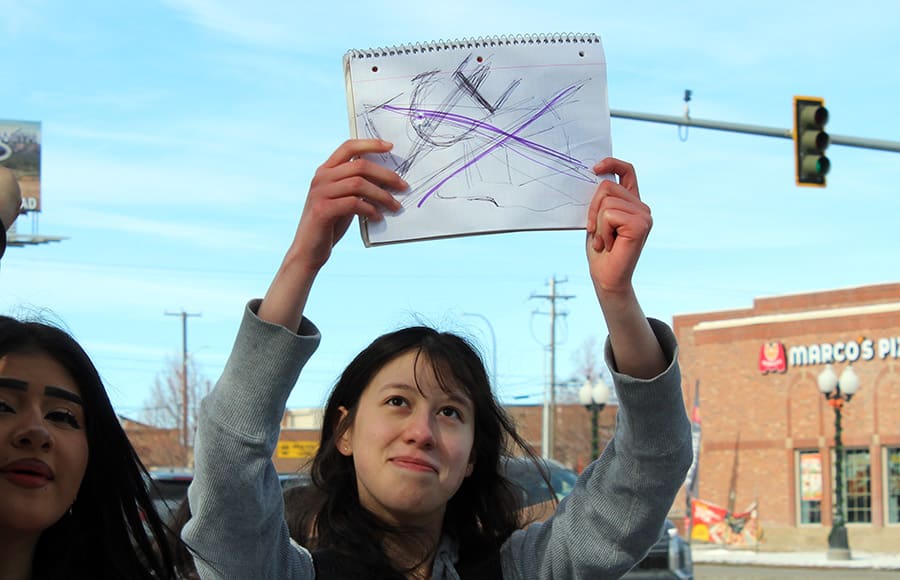 ‘We want ICE abolished,’ hundreds of students walk out of classes in ...