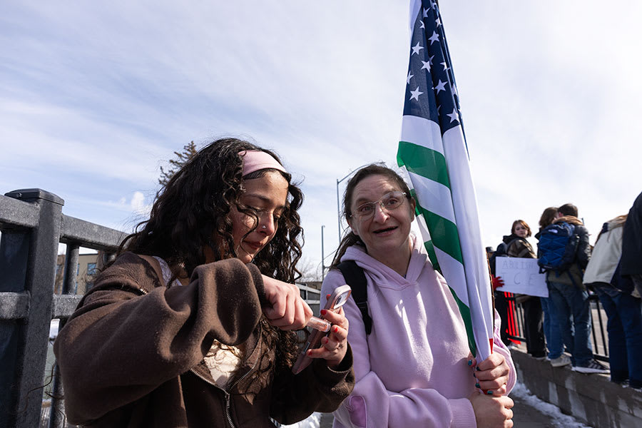 ‘We want ICE abolished,’ hundreds of students walk out of classes in ...