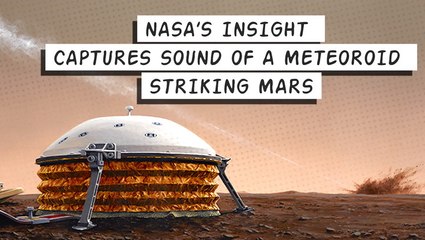 Listen to a meteor slam into Mars and watch the aftermath