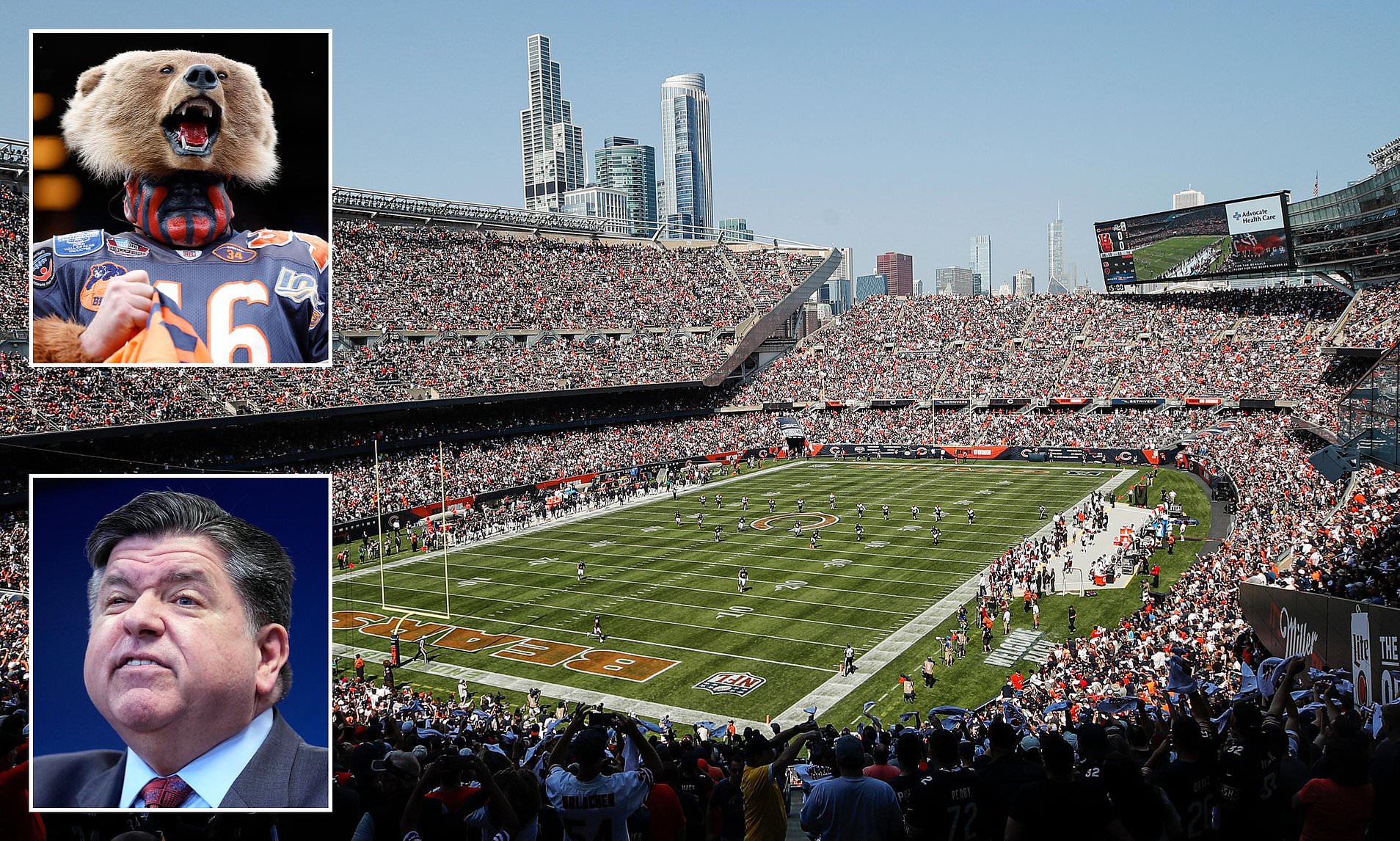 Bears fans and Illinois Democrat Governor JB Pritzker fume as team eyes ...