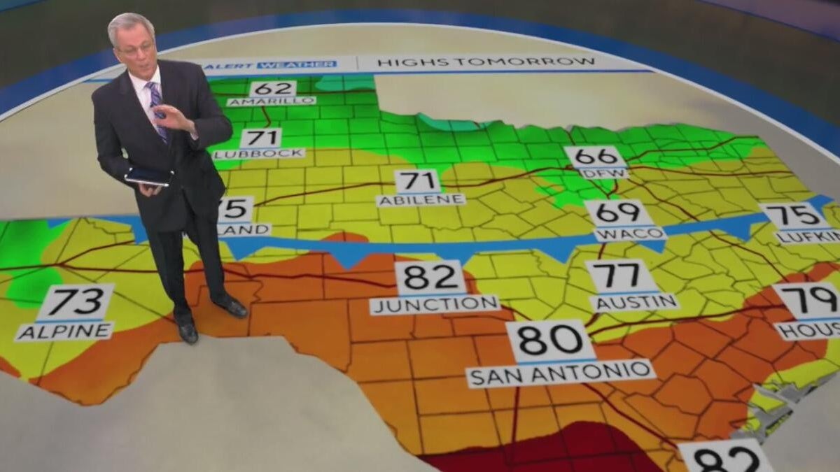 Cold front brings cooler temperatures, elevated fire risk to North Texas