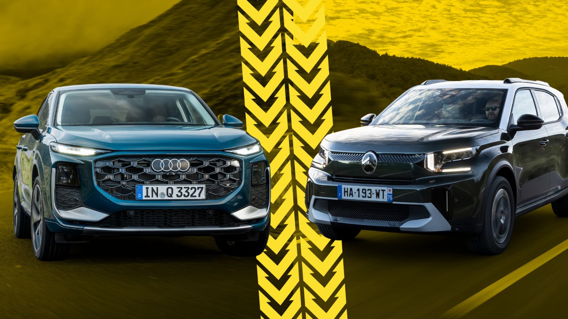 Audi Q3 and Citroen C3 Aircross premium precision meets playful ...