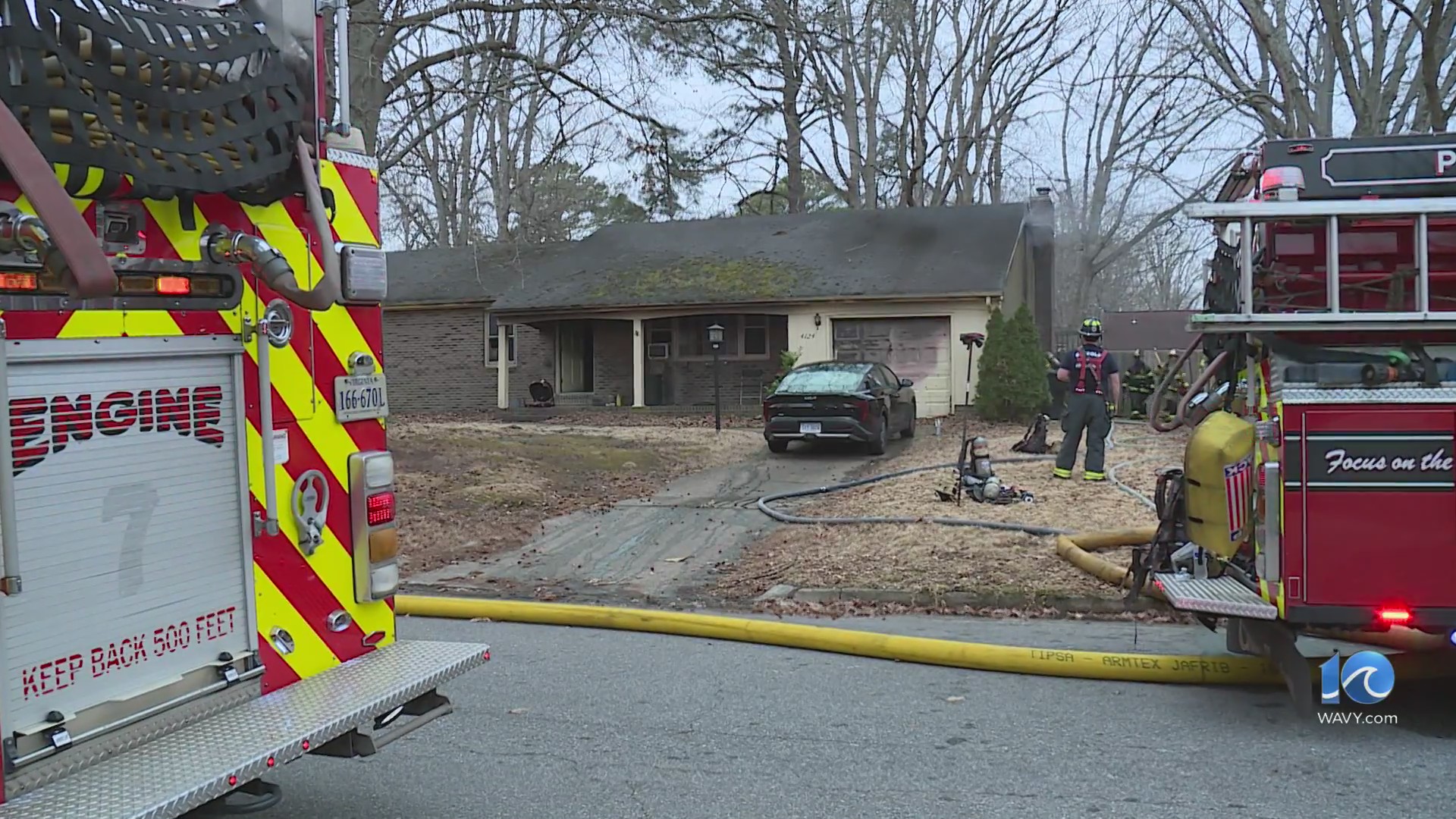 1 dead after fire on Weyanoke Dr. in Portsmouth