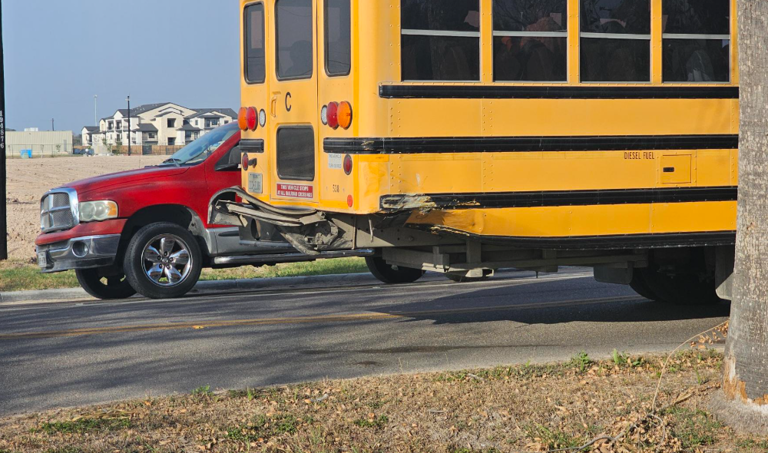 Two students hospitalized after Edinburg CISD bus crash