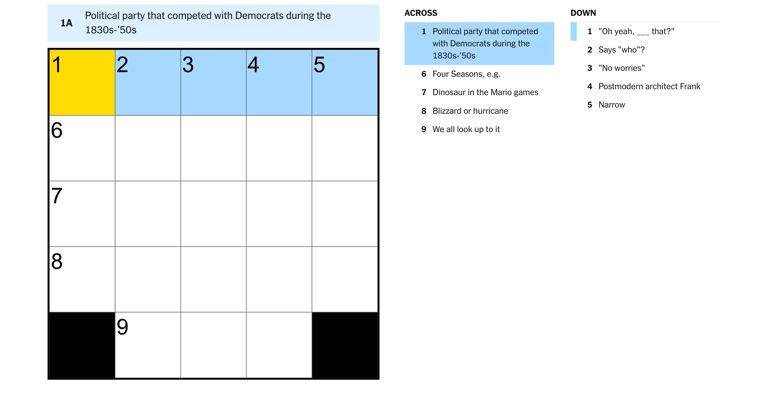 NYT mini crossword hints, clues and answers for Friday, February 20, 2026
