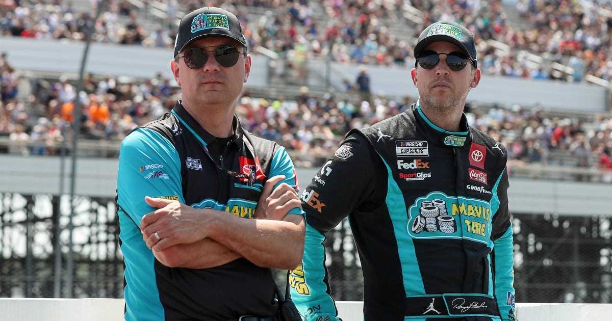 Joe Gibbs Racing vs. Chris Gabehart: Denny Hamlin reacts to allegations ...