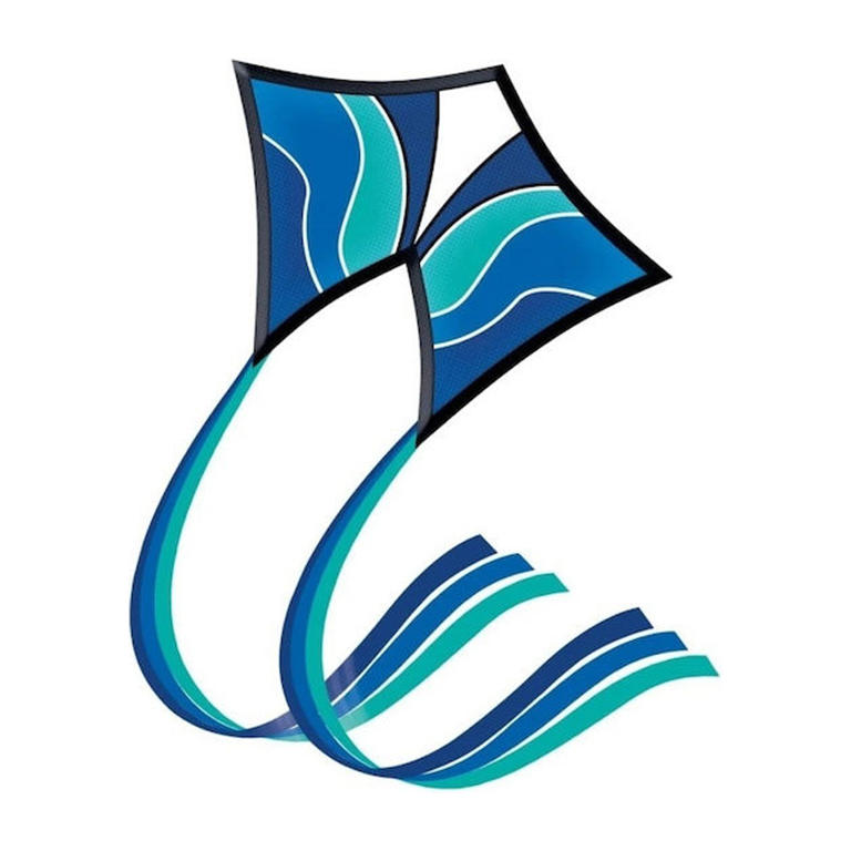 Το σχήμα του μοιάζει με σαλάχι, έχει ωραίες μπλε κυματιστές γραμμές και είναι υφασμάτινος.