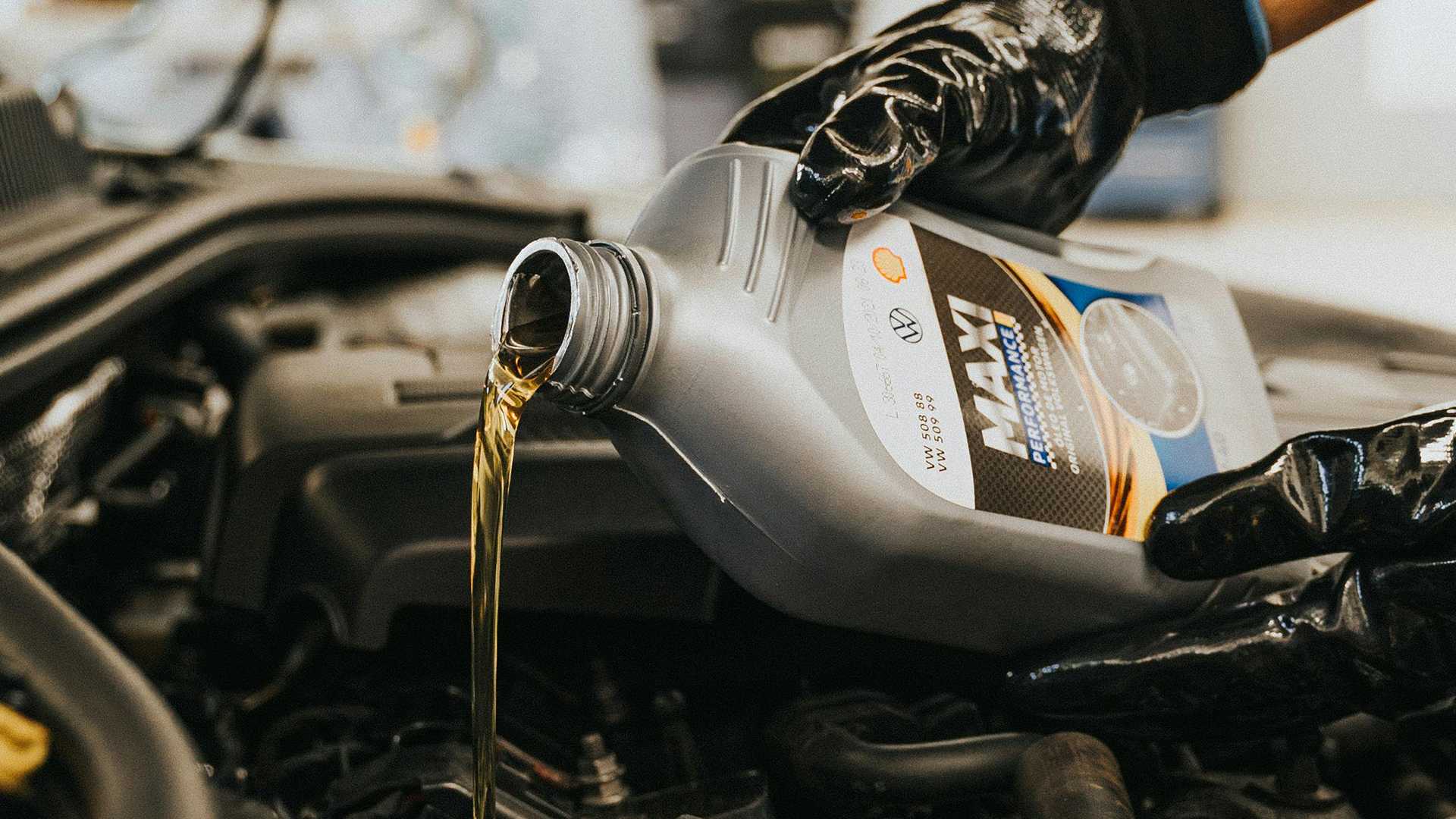 Adding Oil to Car