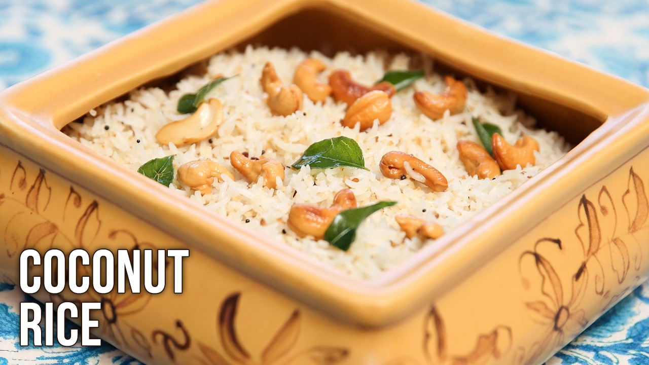 Quick and easy coconut rice recipe
