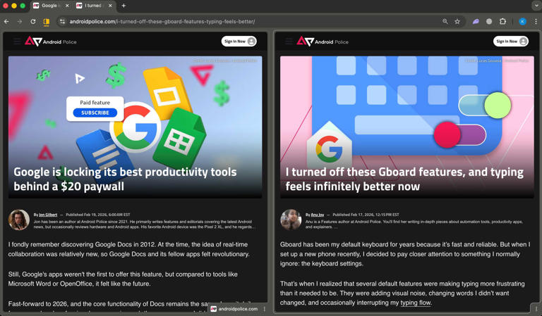 Google Chrome finally gets native split-screen functionality
