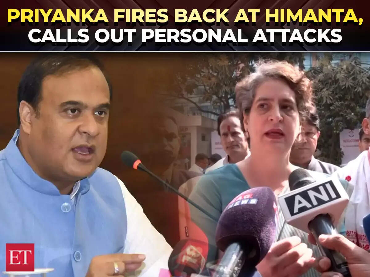 'Still crying after 10 years?': Priyanka Gandhi tears into Himanta over ...