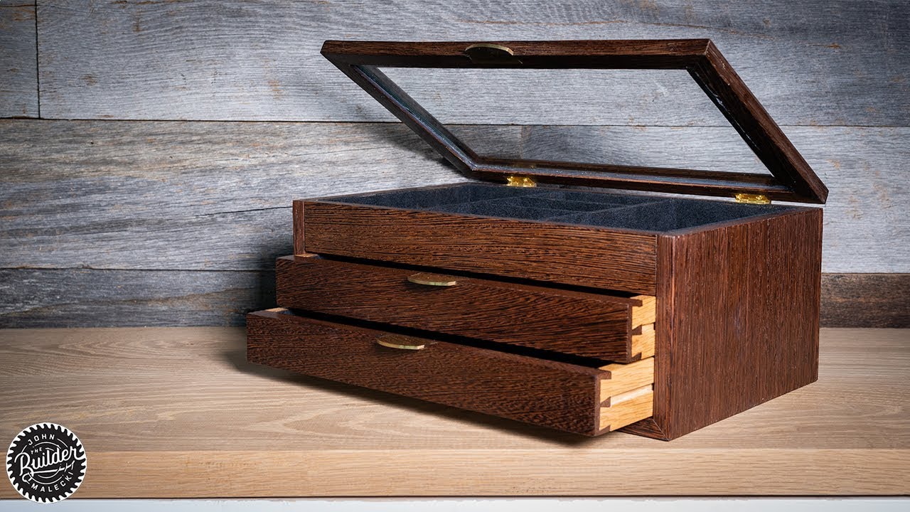 I built my girlfriend a jewelry box - hope she says yes