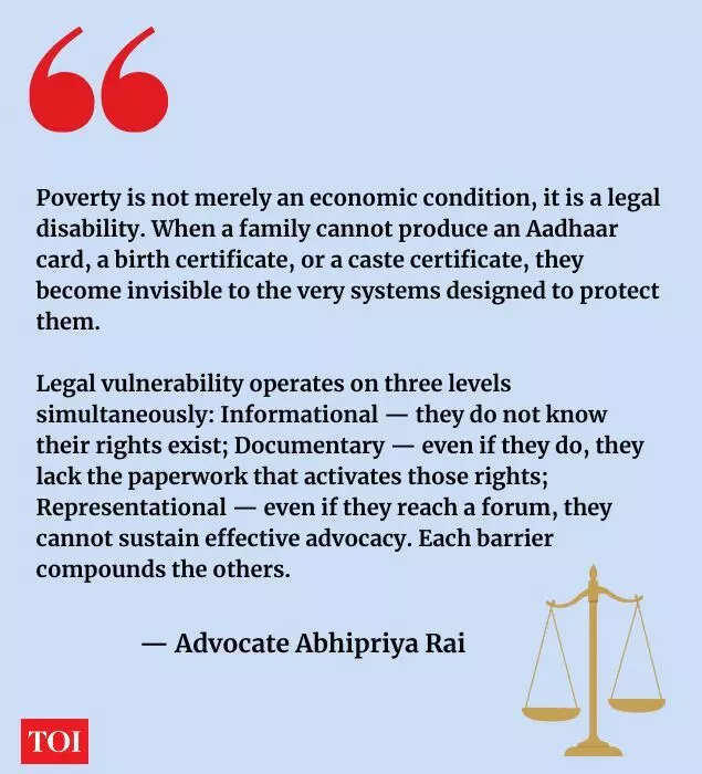 Why rights exist but justice remains out of reach for the poor