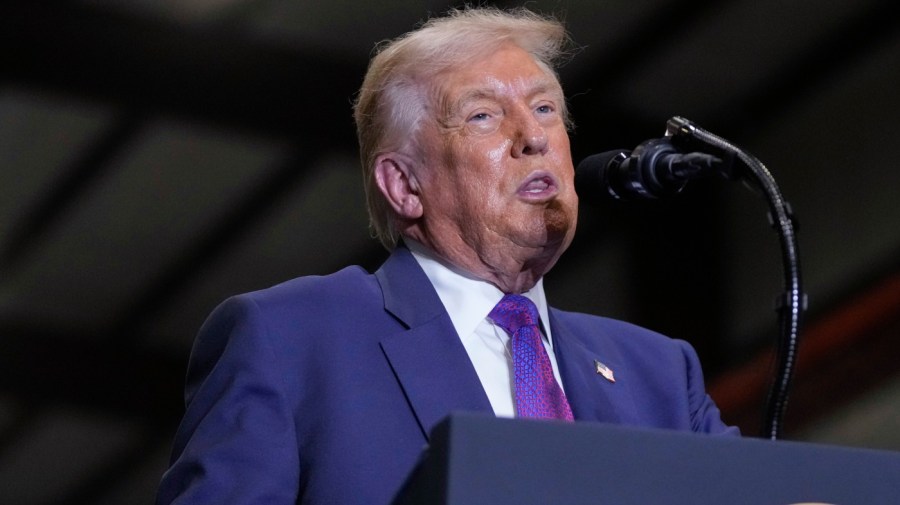 Trump defiant on tariffs in Georgia, lambasts waiting 'forever' for ...
