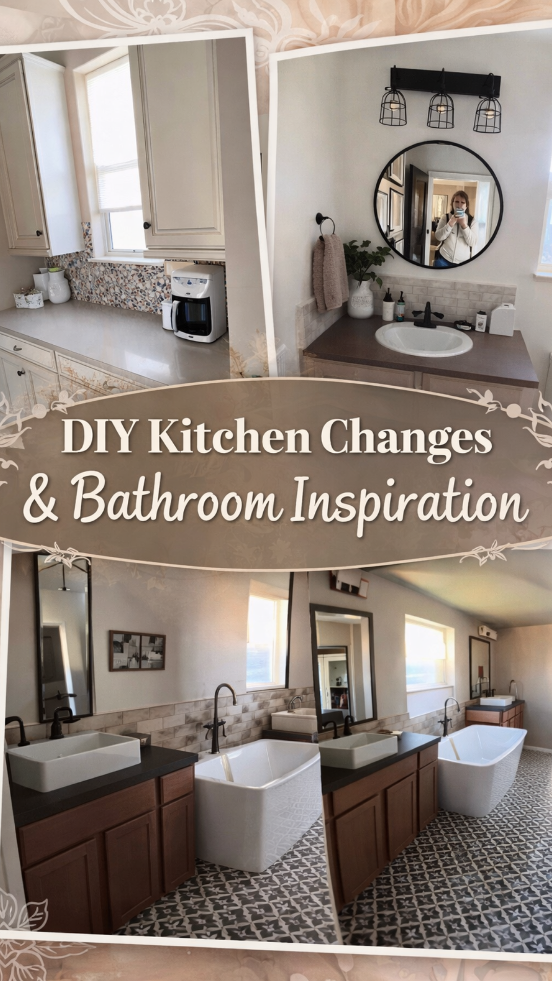 DIY kitchen changes & bathroom inspiration