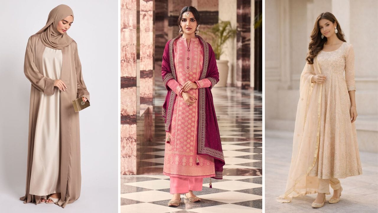 Chic yet modest Ramadan outfits for prayer gatherings and festive evenings