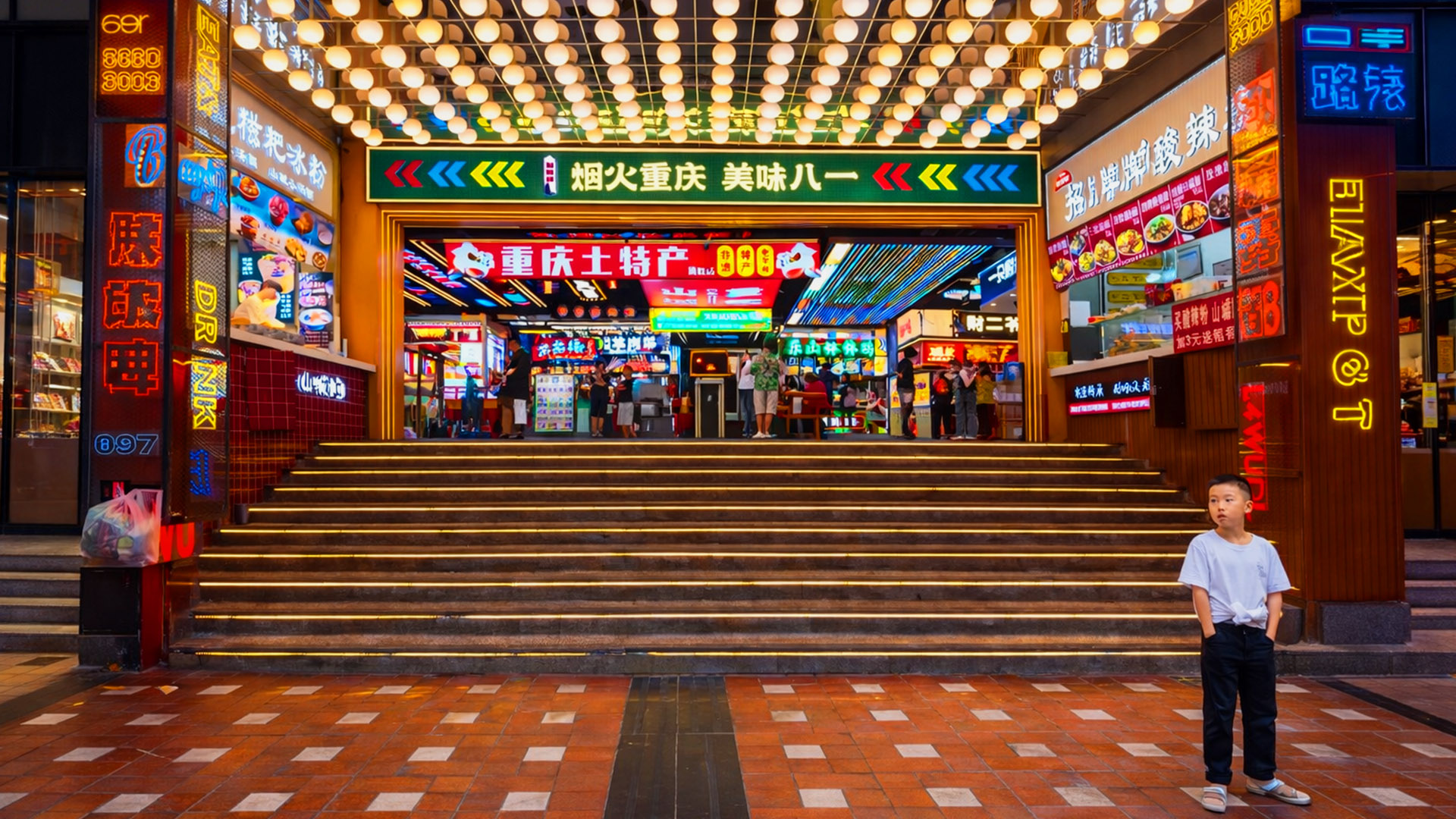Una experiencia moderna en una feria gastronómica en China