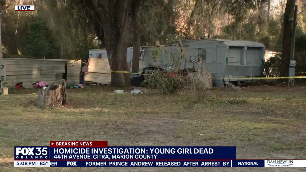 Girl found unresponsive in Citra; homicide investigation underway