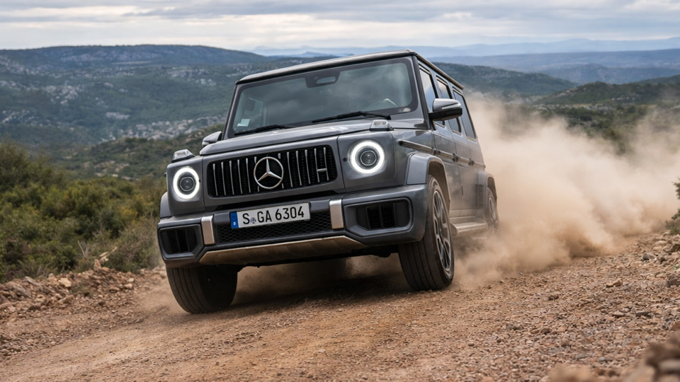 Off-roading the G63 AMG facelift