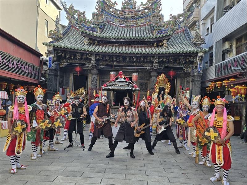 嘉義城隍廟廟埕。（圖／翻攝自綏靖侯-嘉義城隍廟粉絲專頁）