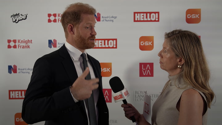 WATCH: Prince Harry speaks exclusively to HELLO! at WellChild Awards