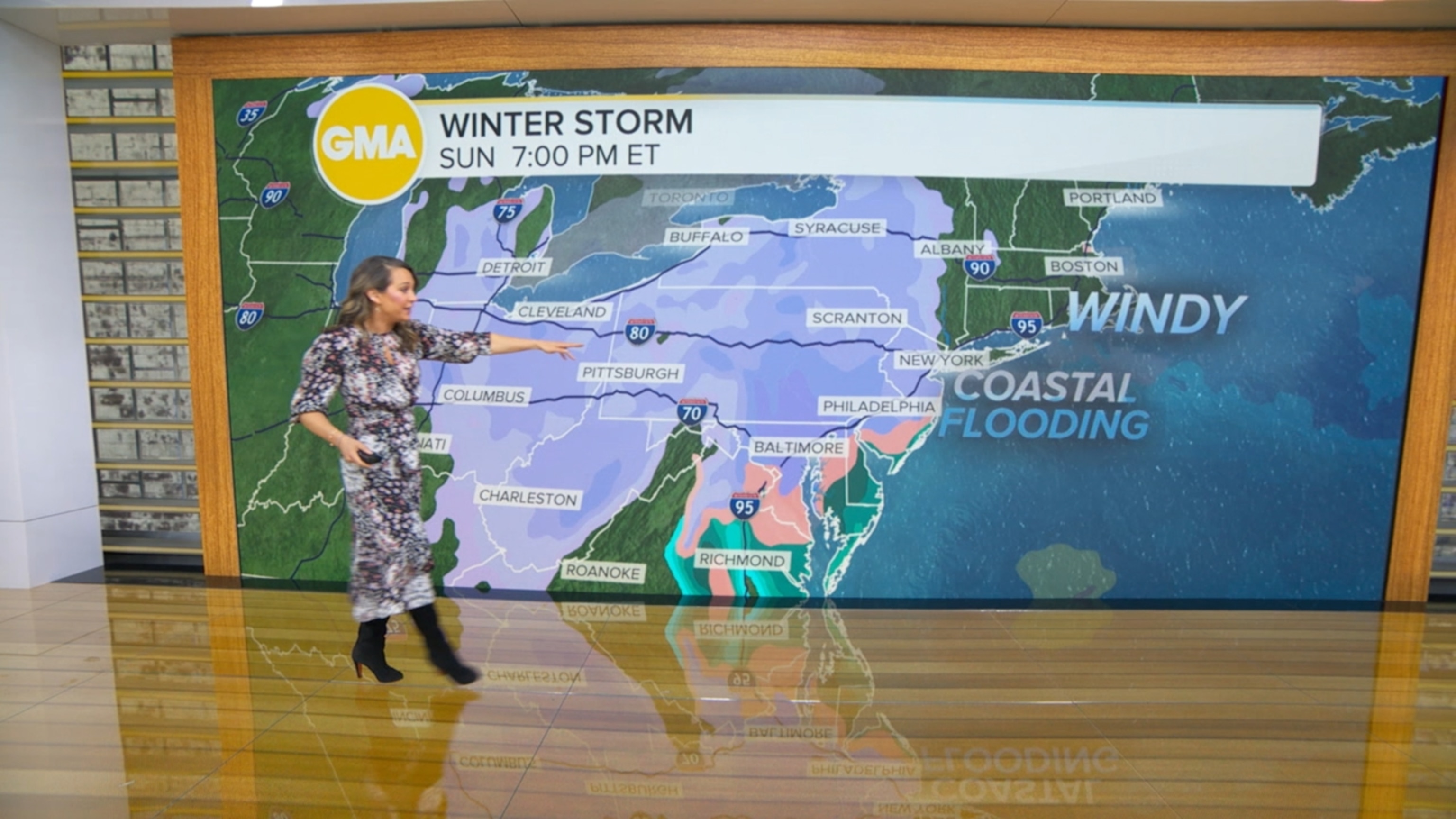 2 winter storms take aim at Northeast, tornadoes in the Midwest