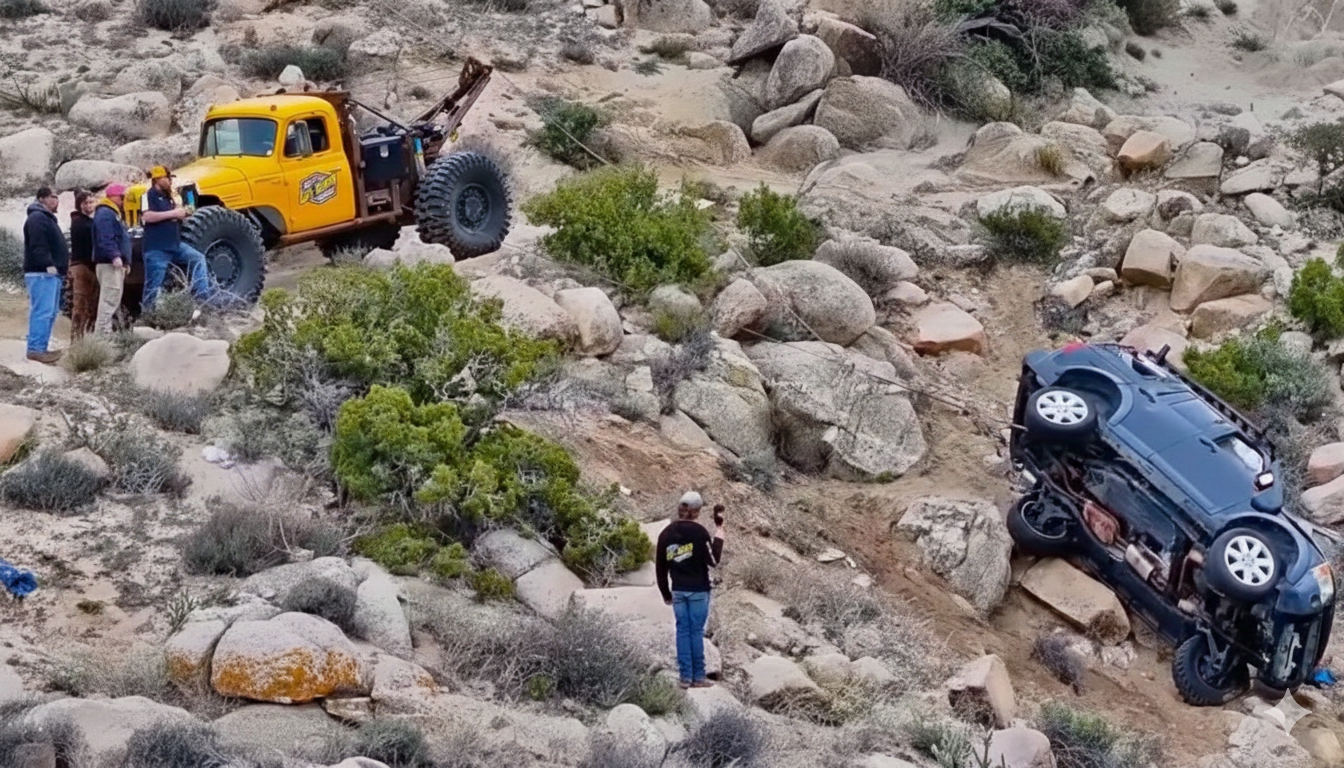 This is the strangest rescue ever… right on the US.–Mexico border