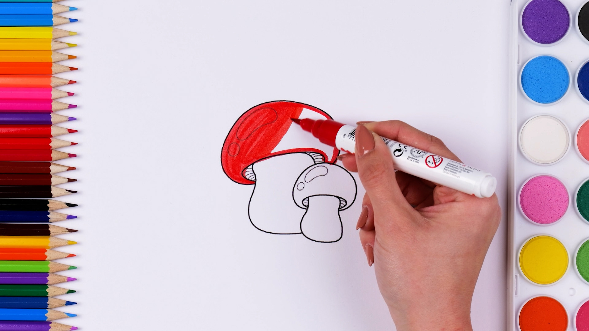 Leaning Colors Through Drawings for Kids