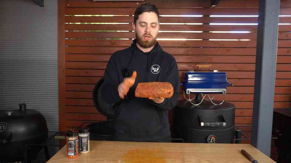How to smoke a beef chuck roast until it pulls like brisket
