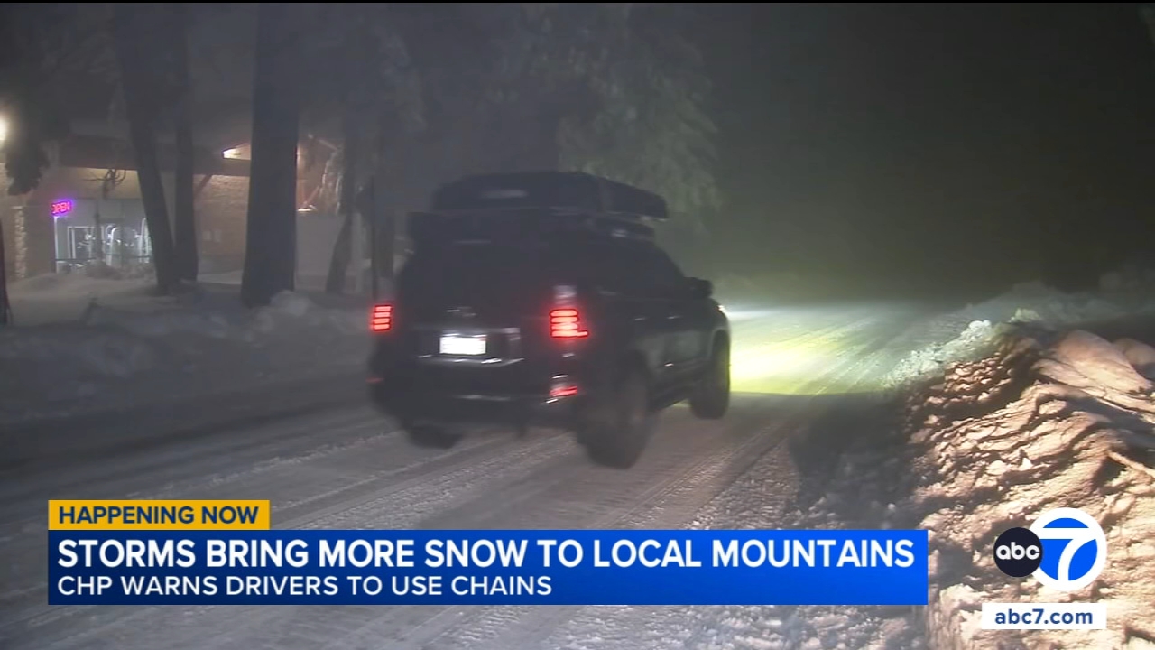 SoCal mountains blanketed with snow. Here's what to know before you head up