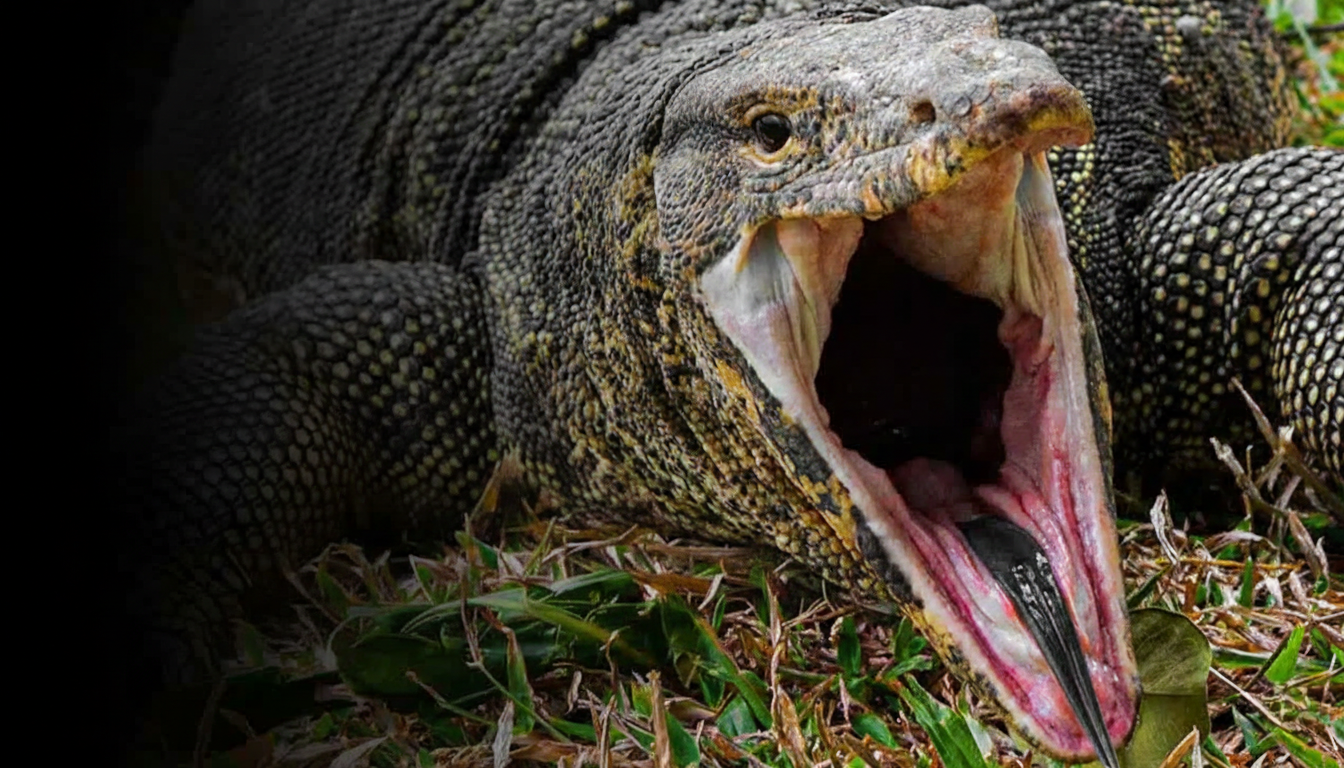Komodo Island is home to dragons - and people stay anyway