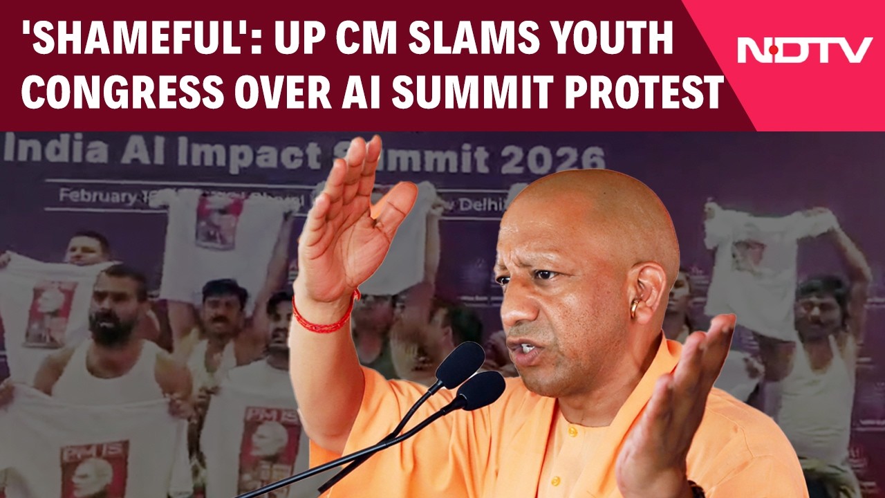 Youth Congress | Yogi Adityanath slams Youth Congress over AI Summit ...