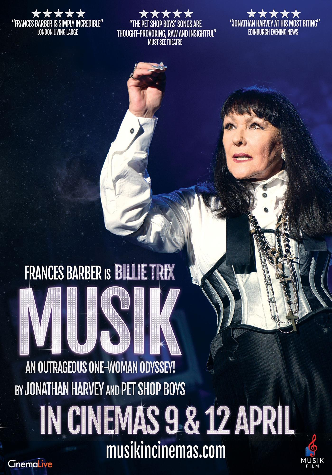 MUSIK starring Frances Barbour comes to Sheffield cinemas this April