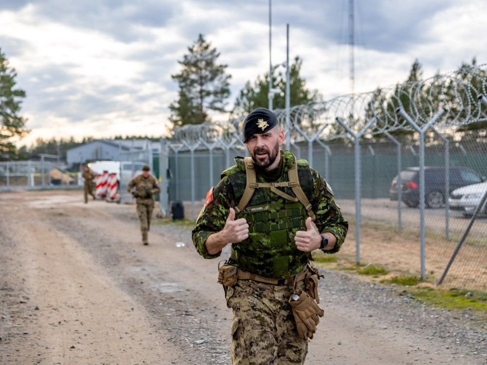 Standing watch near Russia border, Windsor soldiers honour comrade ...