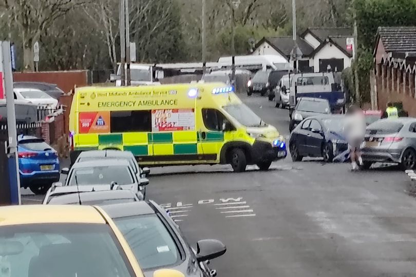 Boys, 15 and 16, arrested after car crash in Smethwick