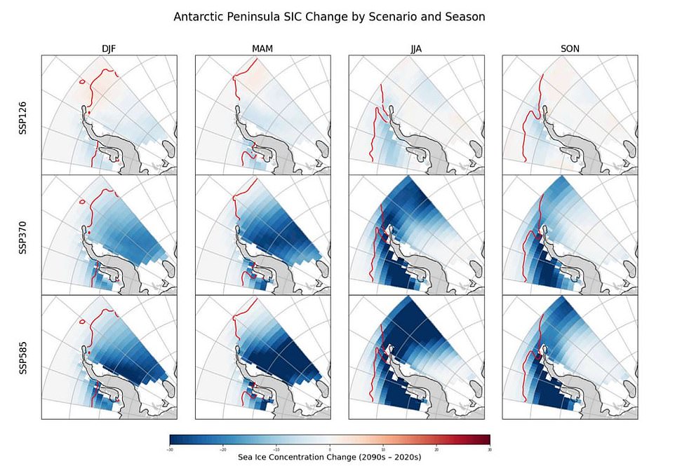 Study: How ice coverage could plummet by 20% by 2100