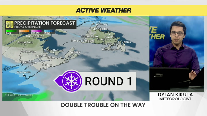 Back to back winter storms headed for Atlantic Canada