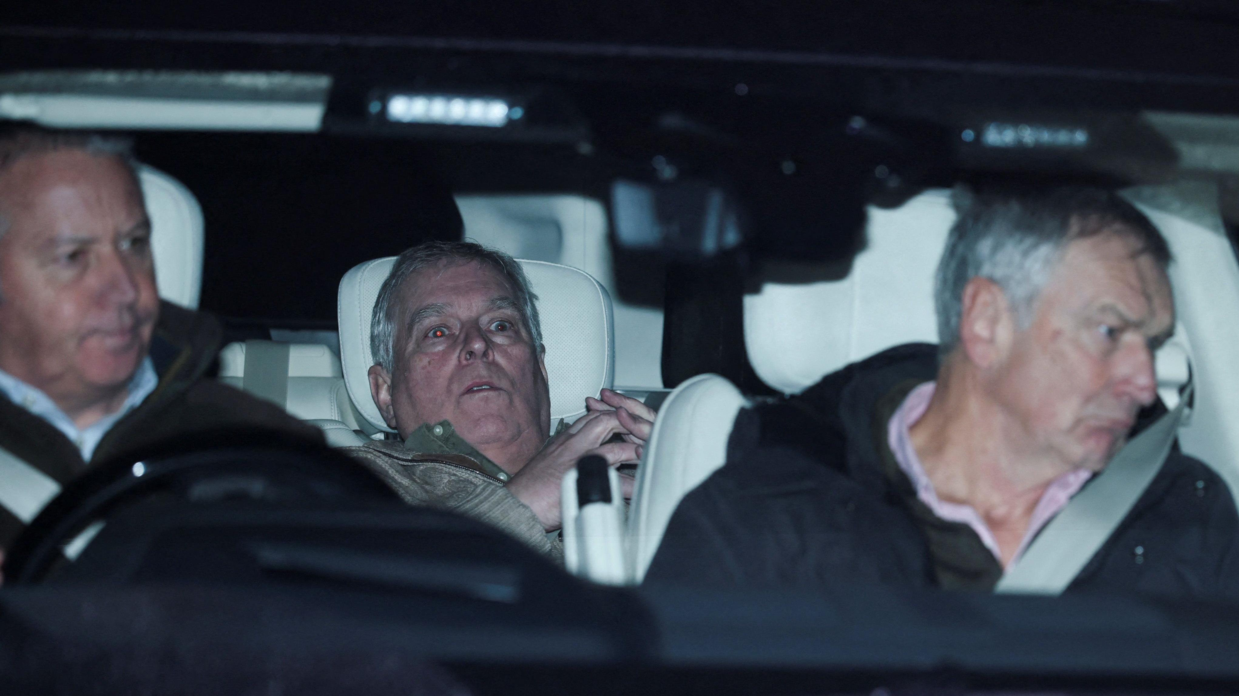 How photographer took photo of Andrew leaving custody