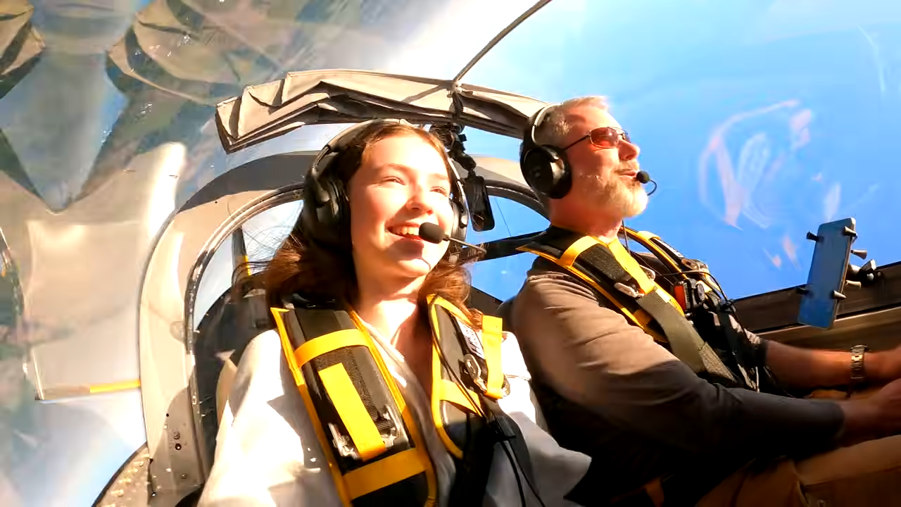What happened when she faced her biggest fear in the air