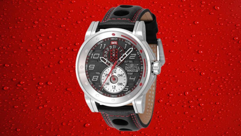 This handsome Invicta racing watch is 87% off