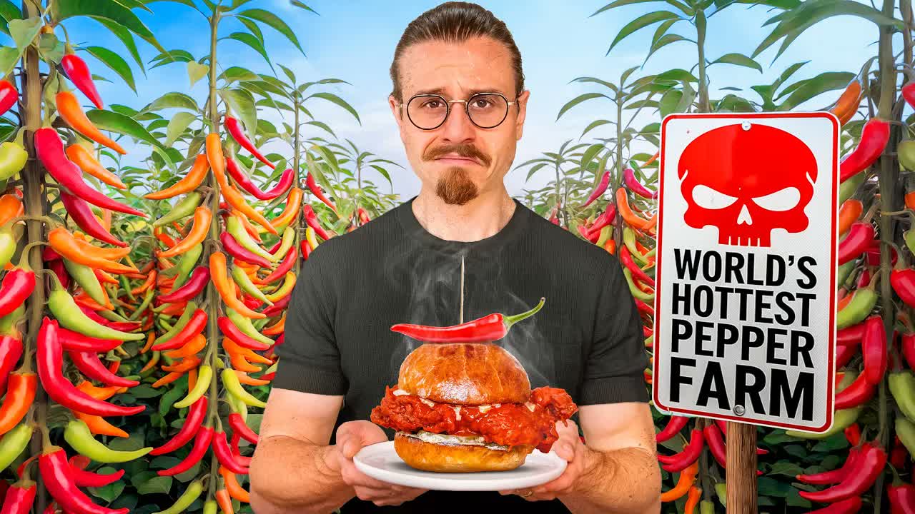 Built the spiciest chicken sandwich from scratch