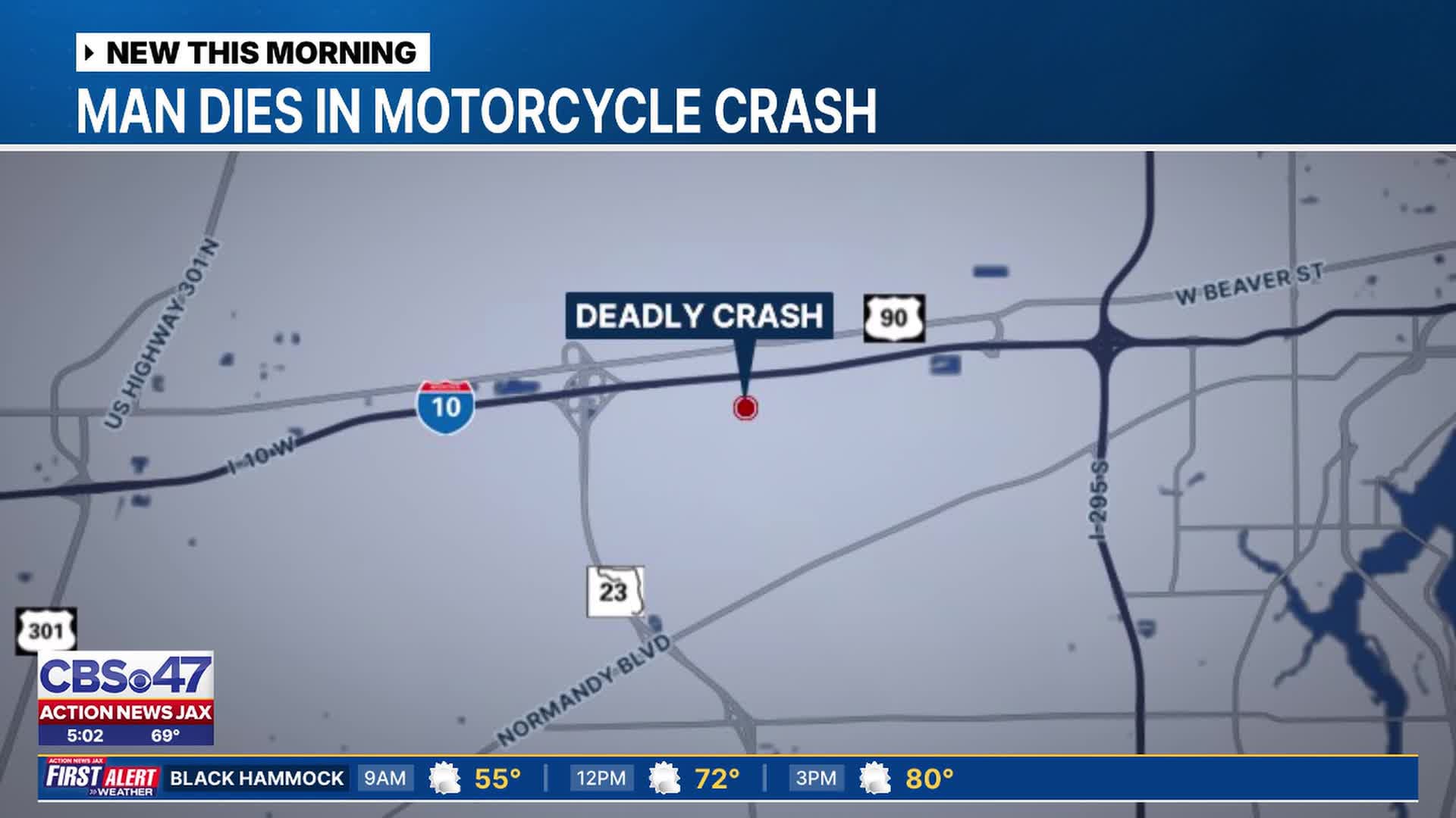 Motorcyclist dies after crashing into tree in Jacksonville’s Crystal ...