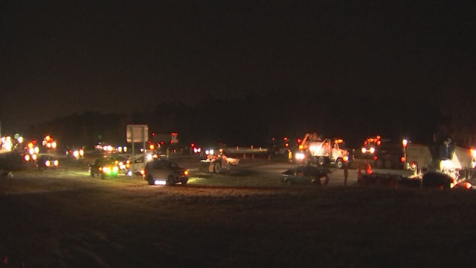 Part of I-4 shut down as crew work to repair road depression
