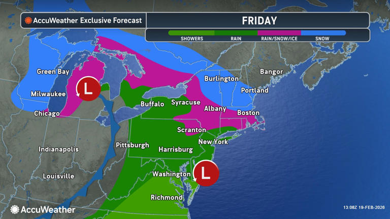 Nearing 50 degrees Friday before return to winter for weekend